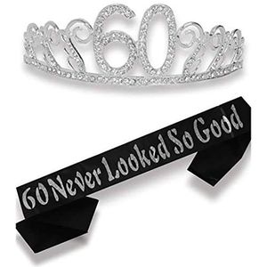 60th Birthday Tiara & Sash